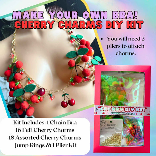 Make your Own Cherry Charm Bra Kit